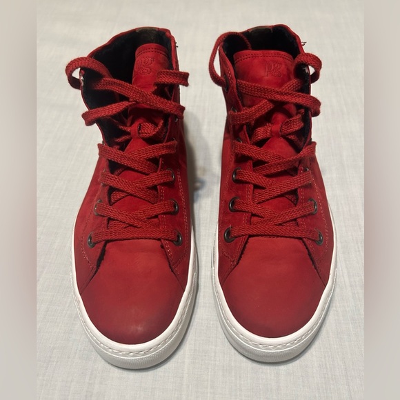 Paul Green Men’s Red Nubuck Shoes - Picture 6 of 13